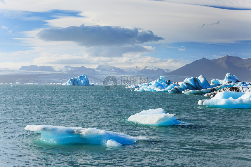 东部冰原冰川环礁湖天空冻结蓝色旅游冰川地点风景旅行国家气候图片