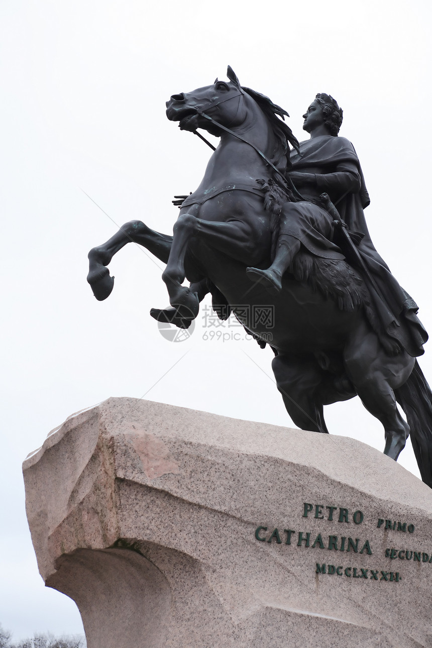彼得大帝雕塑养育雕像骑马骑术地点艺术骑兵骑师国家图片
