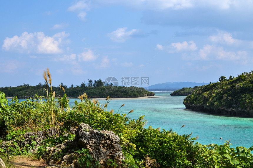 热带热带风景岩石天堂假期遗产岛屿天空文化珊瑚海滩蓝色图片