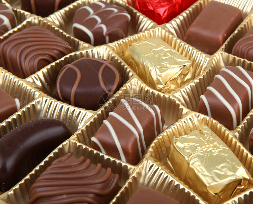 美味巧克力脆饼白色黑色可可食物甜点糖果收藏牛奶美食棕色图片