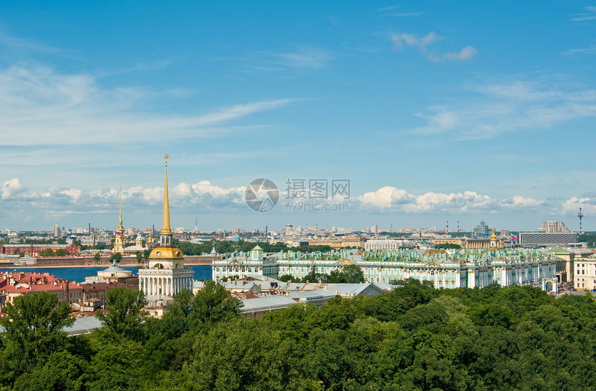 圣彼得堡空中观察图片