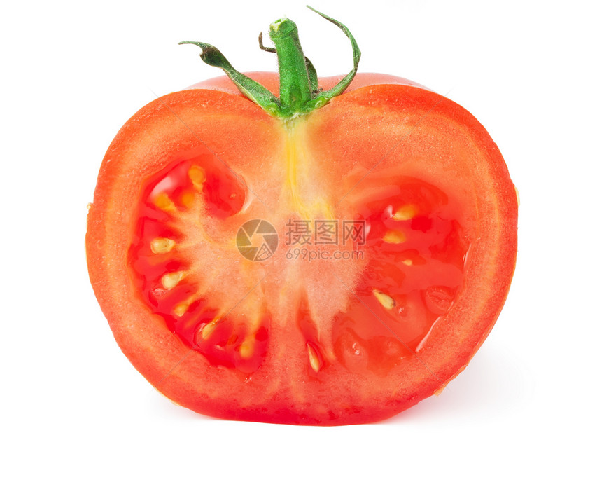 番茄食物红色宏观营养绿色蔬菜叶子农业白色图片