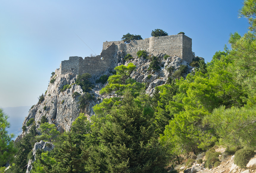 希腊罗得斯岛一等城堡图片