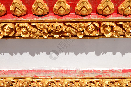 泰国语模式白色古董寺庙文化艺术背景图片