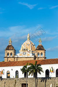 殖民地建筑和教会协会高清图片