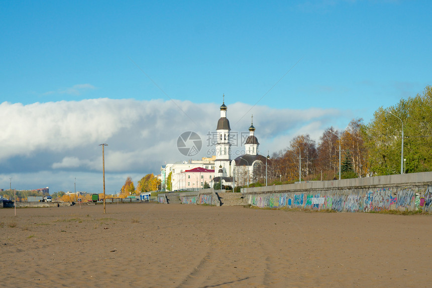 俄罗斯Arkhangelsk市 1742-1744巡回教堂(irca 1742-1744)图片