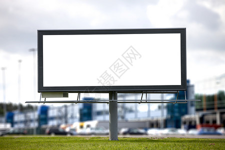 大型广告牌展示大板城市路标促销木板商业公告背景图片
