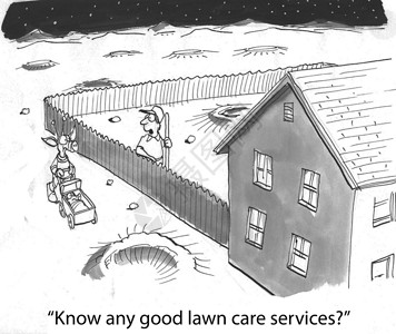 房子漫画草草坪管理背景