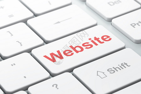SEO 网页设计概念 计算机键盘背景网址有创造力的高清图片素材