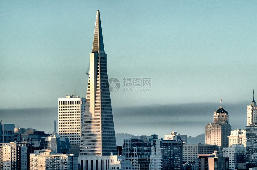 旧金山天际旅游文娱建筑都市城市摄影景观中心外观尖塔图片