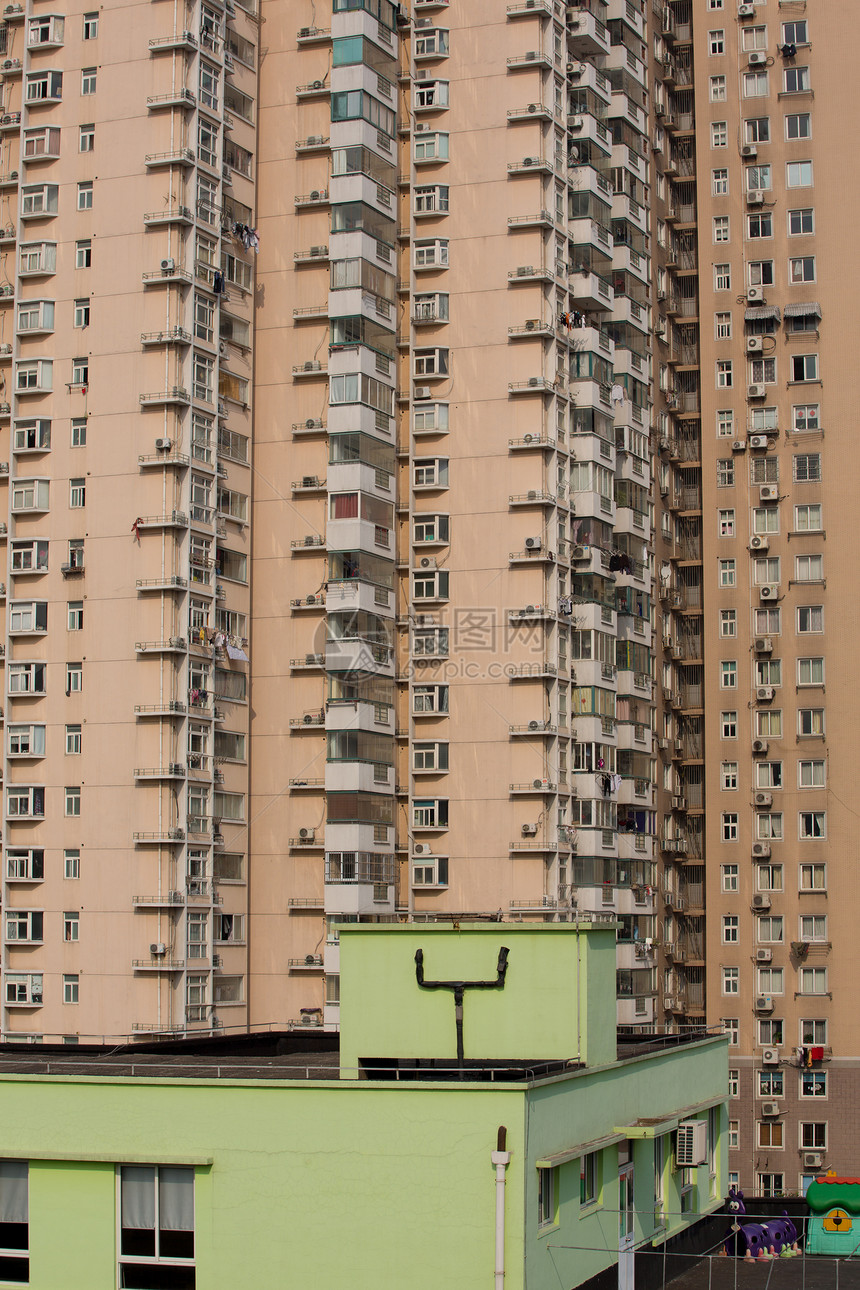 上海的住宅楼建筑景观房子摩天大楼城市场景住宅区城市生活图片