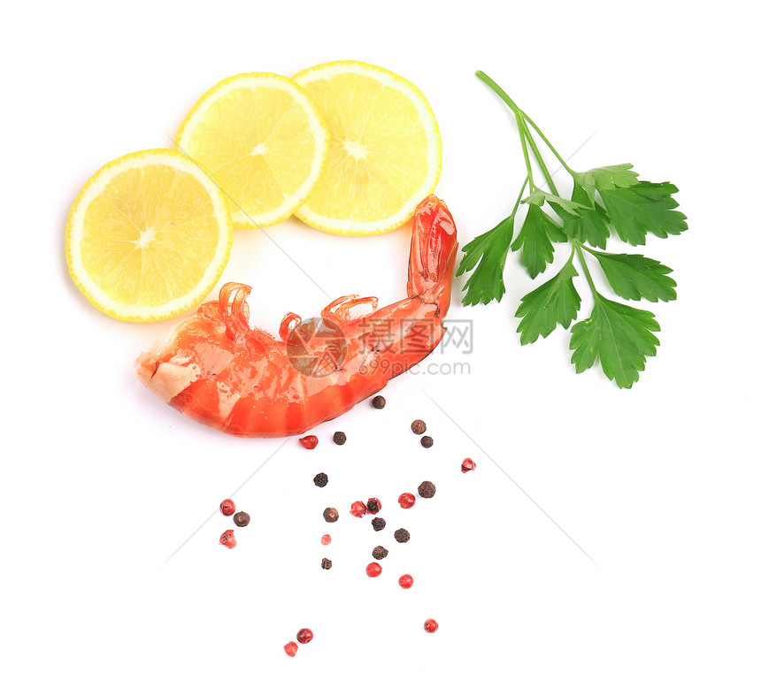 白色的尖牙紧贴在白色上美食餐厅宏观海鲜小龙虾甲壳营养小吃厨房贝类图片