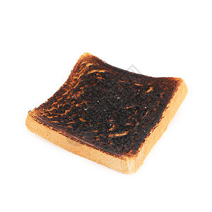 烧烤吐司黑色食物白色棕色面包背景图片