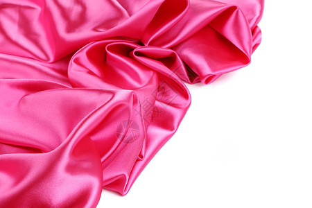 针式丝丝织物编织丝绸衣服粉色窗帘材料床单背景图片