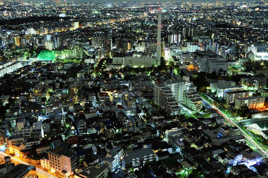 晚上东京市风景建筑物天空建筑建筑学住宅城市公寓摩天大楼天线天际图片