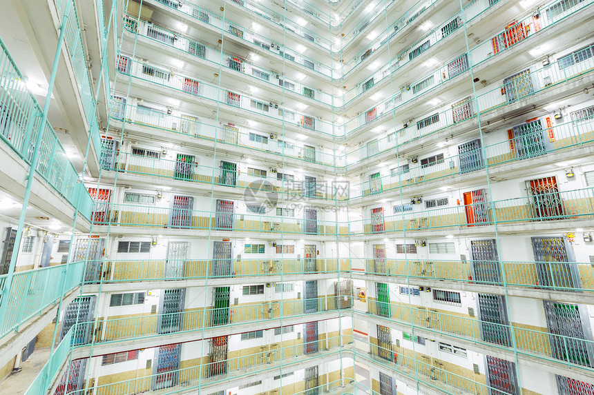 香港双塔型两楼大楼图片