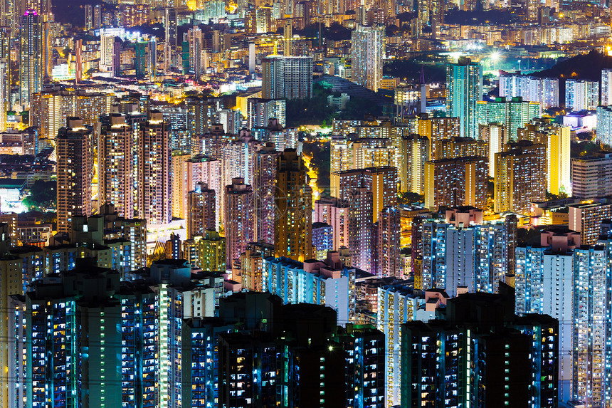 香港市天线摩天大楼建筑风景城市天际场景景观都市住宅图片
