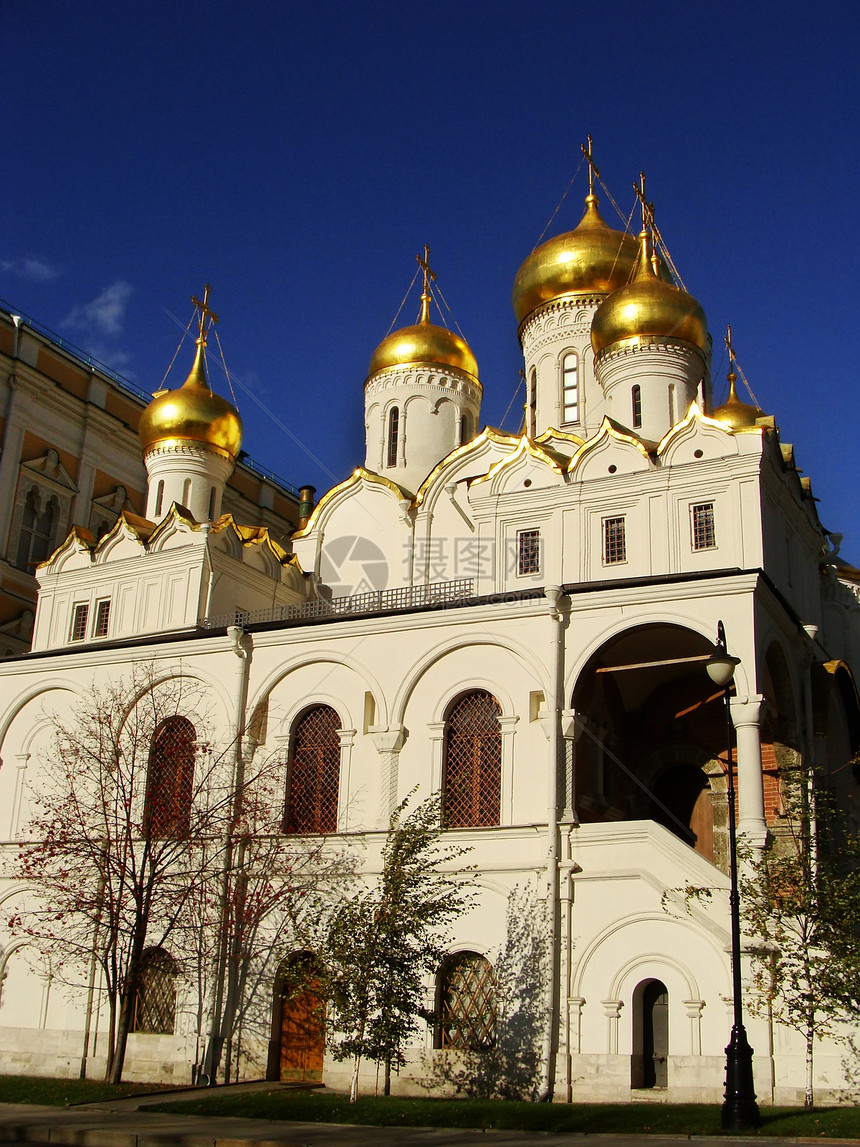 俄罗斯莫斯科克里姆林宫综合建筑 安震大教堂图片