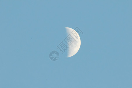 半白蓝色天文学天空月光行星海滩背景图片