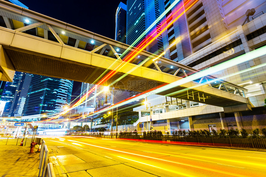 香港交通繁忙运动运输速度蓝色街道建筑学市中心办公室人行道建筑物图片