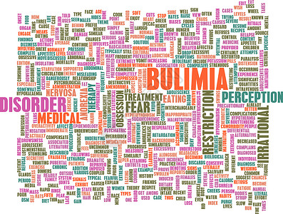 Bulimia概念治疗神经质饥饿精神保健厌食症精神科诊断冒险强迫症背景图片