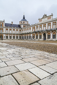 阿兰普罗斯特Aranjuez广场 西班牙马德里 世界遗产座落城堡花园阳光地标公园博物馆旅行贵族旅游柱子背景