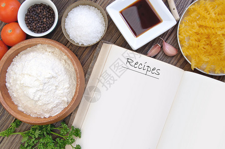 食食书蔬菜大豆厨房面粉胡椒粒食物烹饪空白美味背景图片