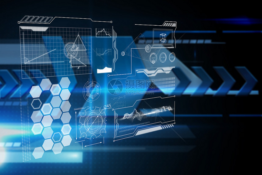 技术界面复合图像图象Name计算火花蓝色科技黑色计算机绘图电脑图片