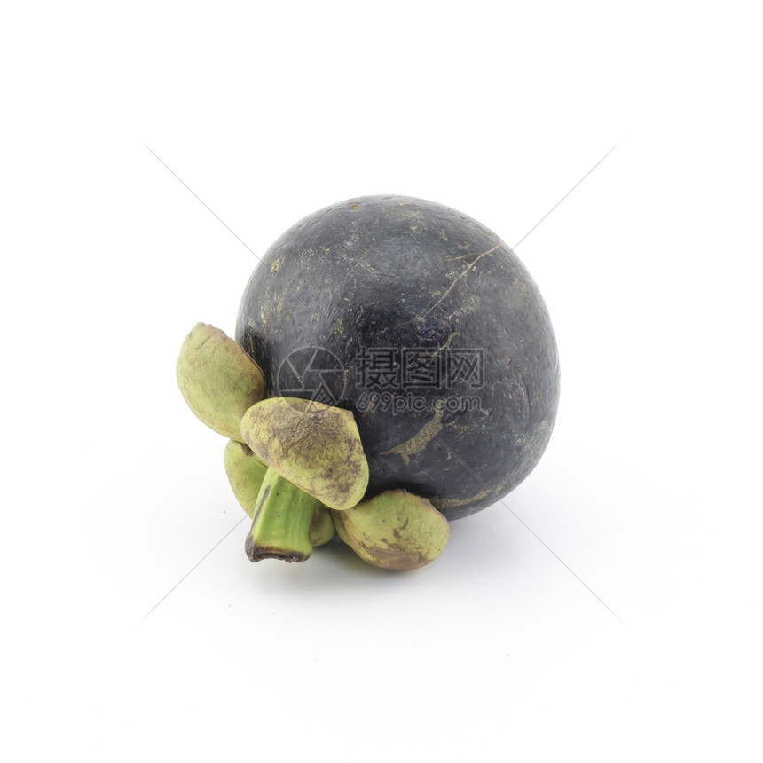 白上隔离的芒果甜点营养紫色食物水果山竹美食异国热带情调图片
