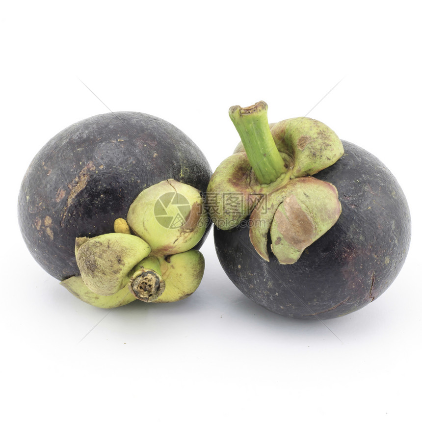 白上隔离的芒果水果营养情调热带美食山竹白色食物紫色绿色图片