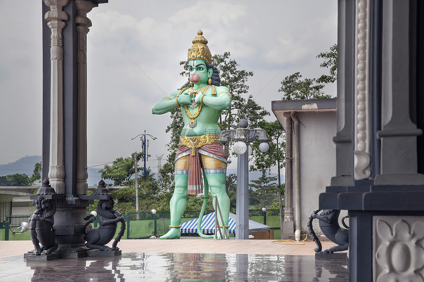 印度神庙哈努曼女神像图片
