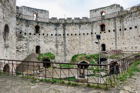 索洛卡堡垒地标堡垒背景图片