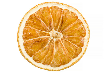 橙子干片香料水果戒指白色食物风格装饰水平橙子背景图片