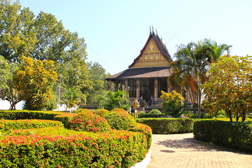 老挝万象 劳拉考夫房屋寺庙宗教旅行历史建筑学艺术旅游文化博物馆图片