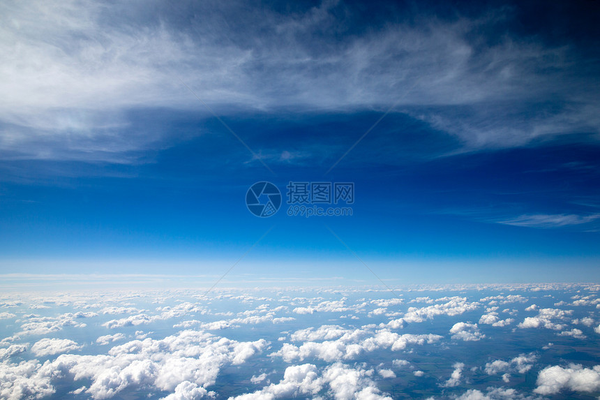 天空明信片精神旅行飞机航班天线天际天气蓝色航空公司图片