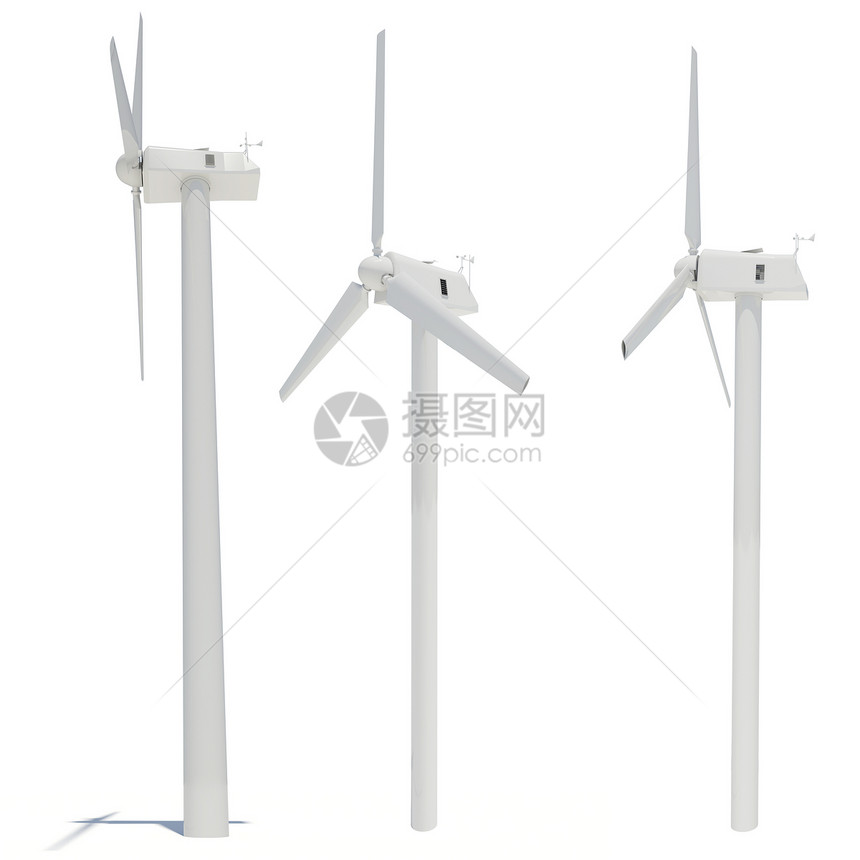 风力涡轮机风车环境创新植物白色螺旋桨工业机器发电机柱子图片