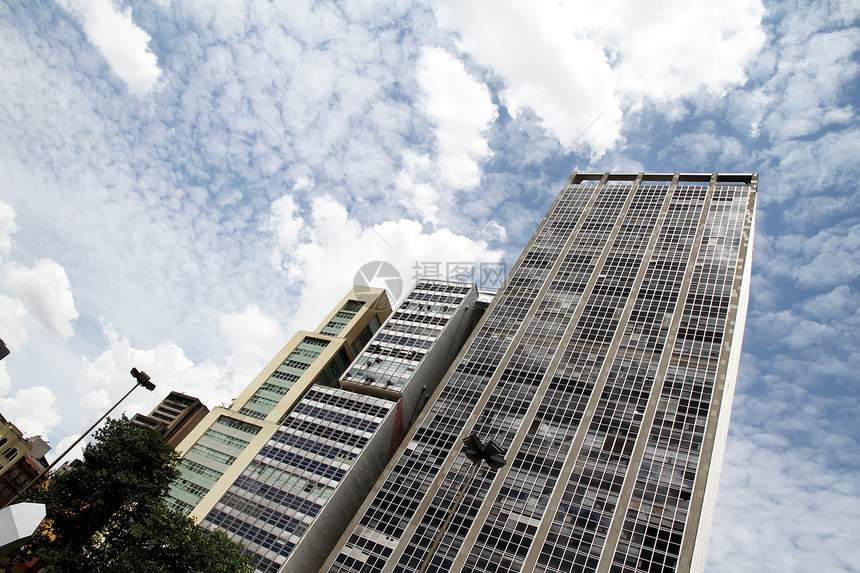 圣保罗市中心的建筑物建筑学风景窗户城市房地产单元摩天大楼房子公寓大厦图片