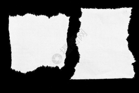 撕纸纸白色宏观磨损工作室笔记废料差距边缘照片报纸背景图片