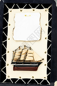 木制船桅杆工艺收藏甲板航海古董背景图片