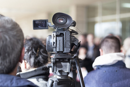 录像摄像机操作员行动会议电视广播记者视频技术摄影师通讯录影机高清图片素材