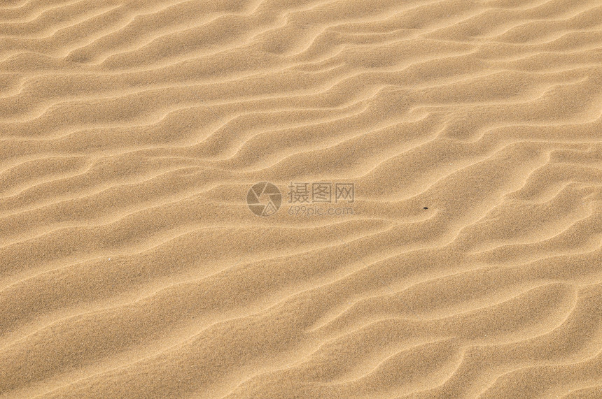 沙丘沙漠质黄沙沙漠黄色纹理质地波浪图片