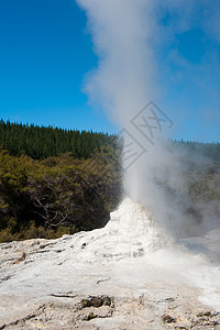 莱迪诺克斯蒸汽白色旅游多云粉末夫人地热肥皂天空火山背景图片