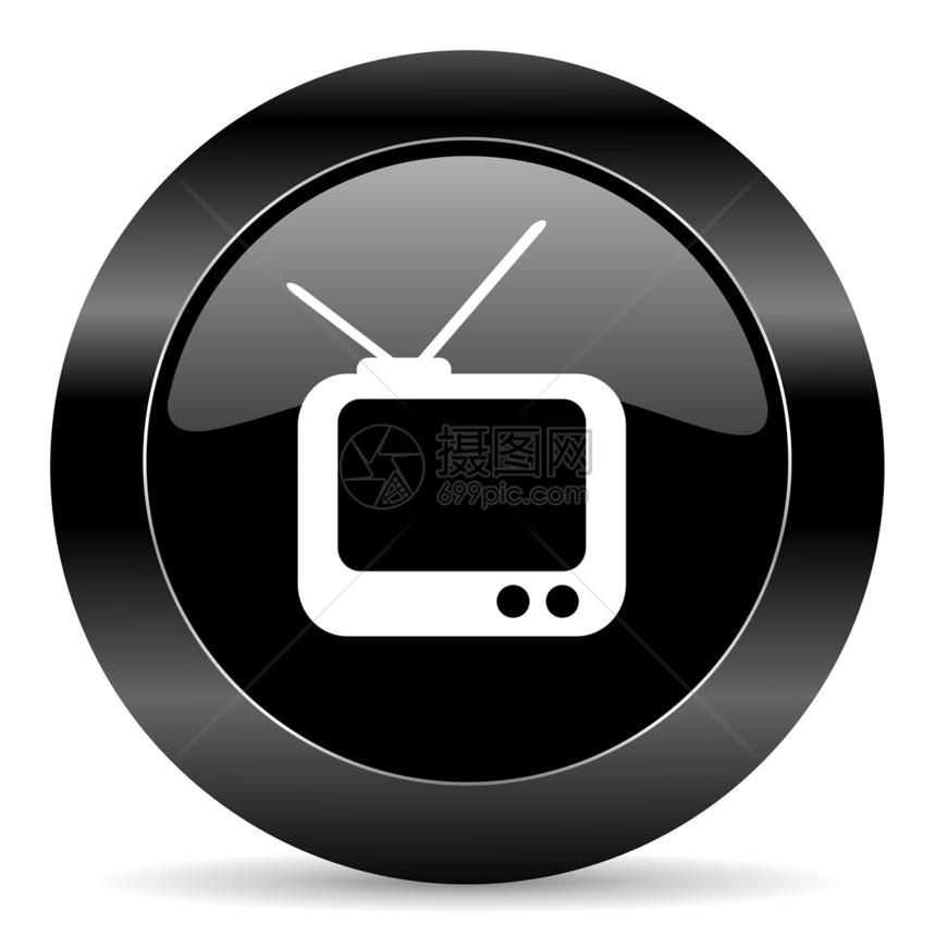 tv 图标互联网监视器手机电话商业电脑展示居住按钮电影图片