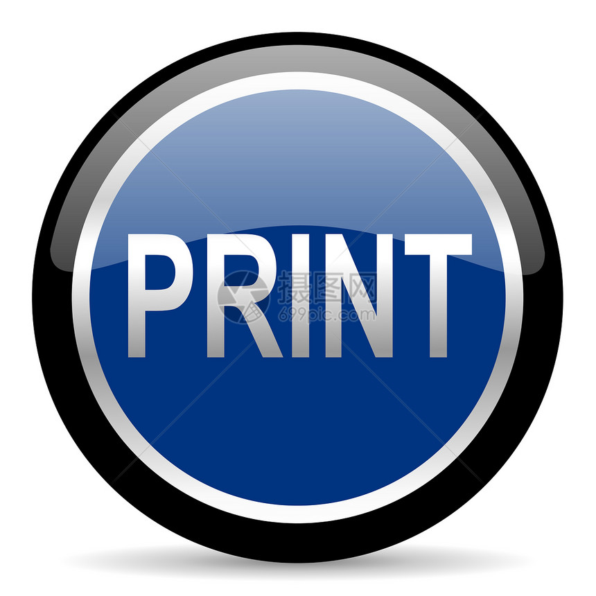 打印图标报纸网站按钮印刷网络机器文档办公室商业电气图片