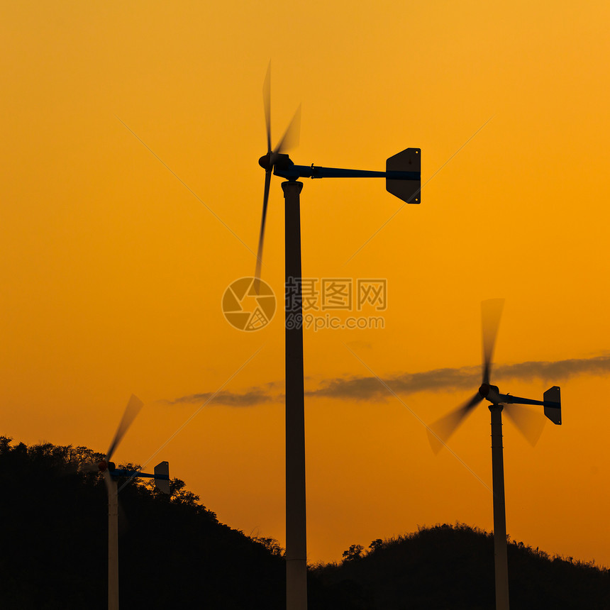 风力涡轮机力量生态环境工业天空技术蓝色农场风车场地图片