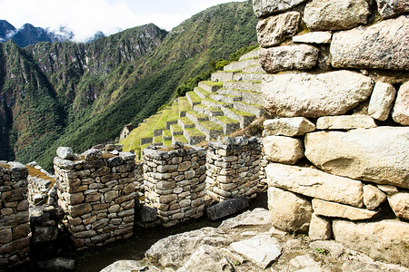 秘鲁马丘比丘蓝色的旅行高清图片