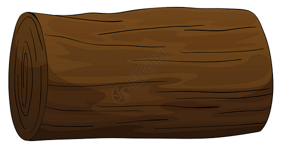 碎木头木材罗木头圆形材料卡通片粮食植物树干绘画棕色设计图片