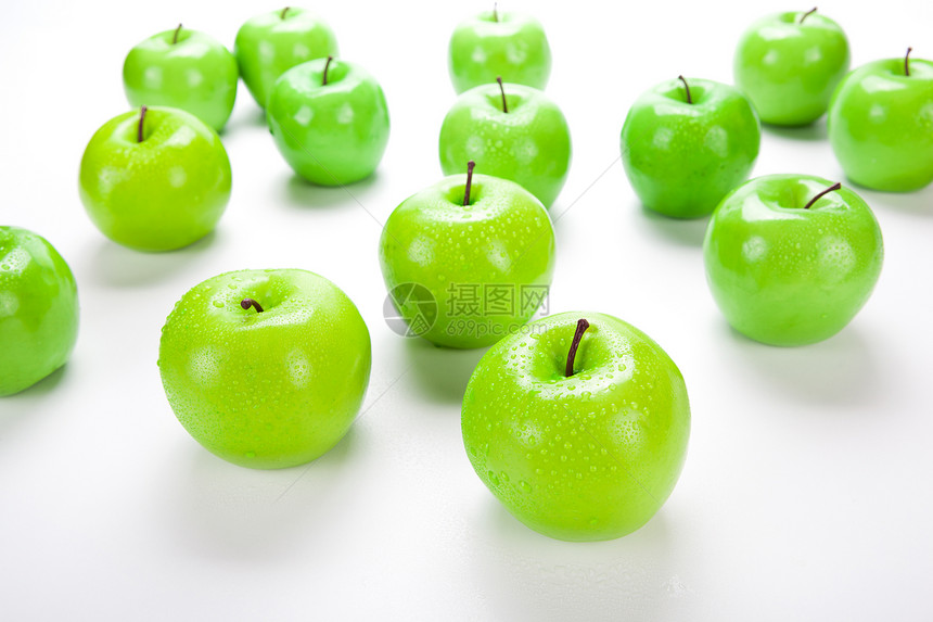 苹果绿1的特写水果甜点牙齿绿色烹饪味道图片