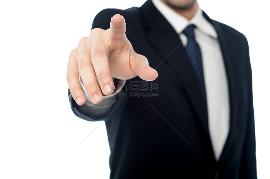 商务人士触摸虚拟屏幕的手男性屏幕手指技术电脑公司人士创新管理人员拇指图片