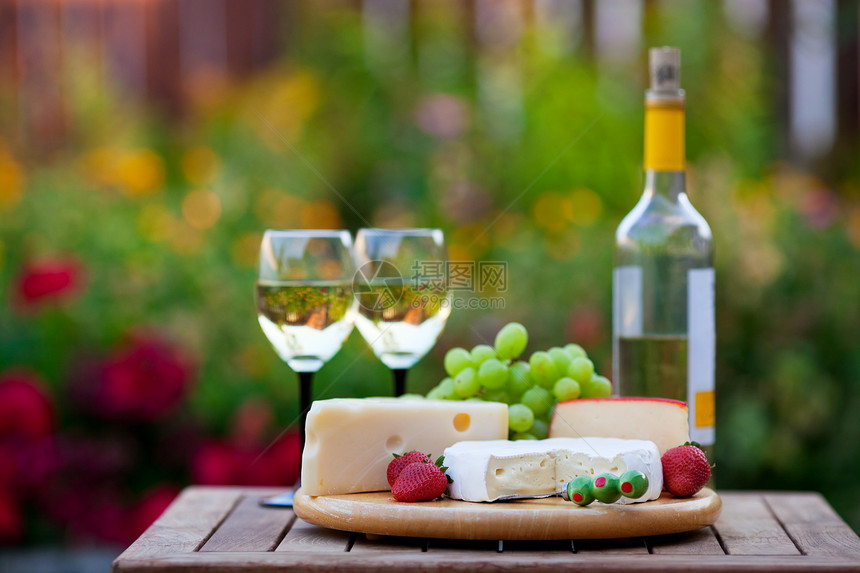 葡萄和奶酪花园图片
